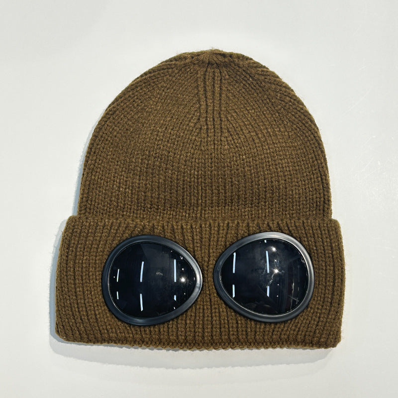 Wholesale Autumn Winter Windproof Glasses Knitted Hat Acrylic Knitted Hat